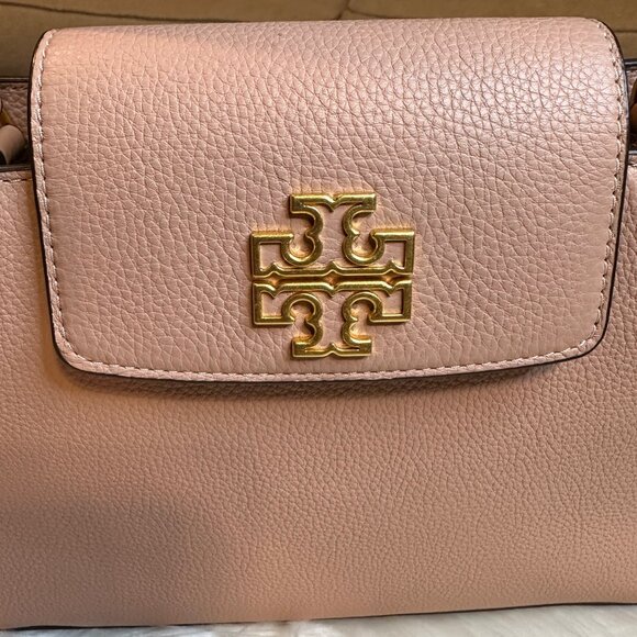 NWT Tory Burch Leather Britten Small Satchel Bag - Picture 12 of 12